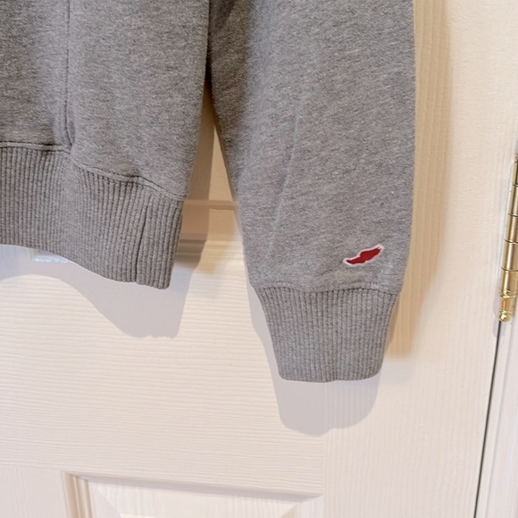 New York University 3/4 Zip Grey Sweatshirt - Picture 4 of 6